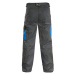 CXS PHOENIX CEFEUS pracovní kalhoty do pasu šedá modrá