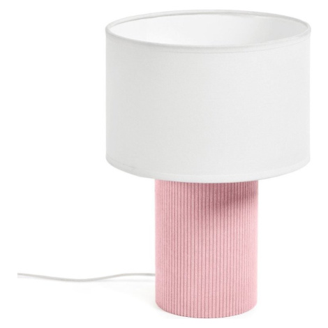 Bílá/světle růžová dětská lampička Bianella – Kave Home