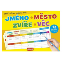 Trhací blok - Jméno, město, zvíře, věc