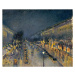 Pissarro, Camille - Obrazová reprodukce The Boulevard Montmartre at Night, 1897, (40 x 35 cm)