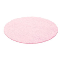 Kusový Life Shaggy 1500 pink kruh 120×120 cm kruh