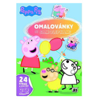 Jiri Models Omalovánky A4 se samolepkami Prasátko Peppa