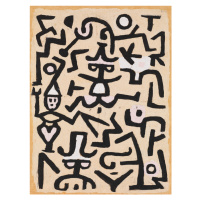 Obrazová reprodukce The Comedians Handbill, Paul Klee, 30 × 40 cm