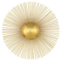 Nástěnné svítidlo ve zlaté barvě ø 50 cm Sun – Antic Line