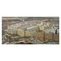James Jacques Joseph Tissot - Obrazová reprodukce Jerusalem and the Temple of Herod in Our Lord'