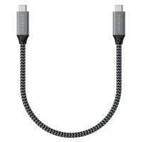 Satechi USB4 C-To-C Braided Cable 40 Gbps 25cm - Grey