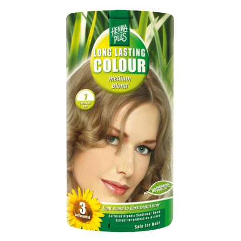 HENNAPLUS Přírodní barva na vlasy SYTÁ BLOND 7, 100 ml
