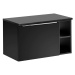 ArtCom Koupelnová skříňka s deskou SANTA FE Black D80/2 | 80 cm