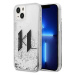 Kryt Karl Lagerfeld KLHCP14SLBKLCS iPhone 14 6,1" silver hardcase Liquid Glitter Big KL (KLHCP14