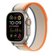 Apple Watch Ultra 2 GPS + Cellular, 49mm titanové pouzdro s oranžovo-béžovým trailovým tahem - S