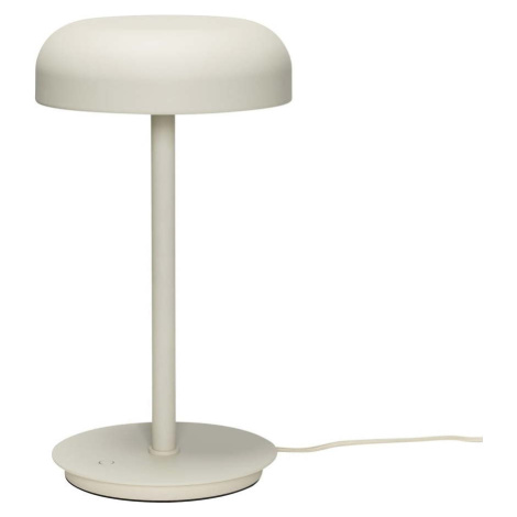 Krémová LED stmívatelná stolní lampa (výška 37 cm) Velo – Hübsch