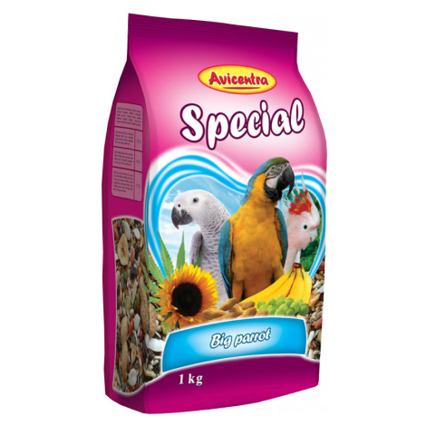 Avicentra Speciál velký papoušek 1kg sleva 10%
