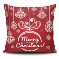 Hanah Home Vánoční dekorační polštář JIVE I 43x43 cm červený