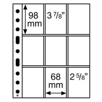 Leuchtturm listy Grande EASY 3/3 C (balení 50 ks) Čirá