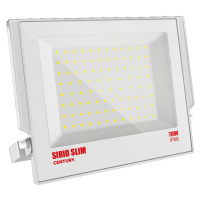 CENTURY LED reflektor SIRIO SLIM BÍLÝ 70W 4000K 110d 230x270x28mm IP66 IK08