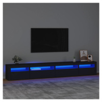 vidaXL TV skříňka s LED osvětlením černá 270 x 35 x 40 cm