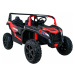 Mamido Dětské elektrické autíčko Buggy UTV Strong 24V nafukovací kola červené