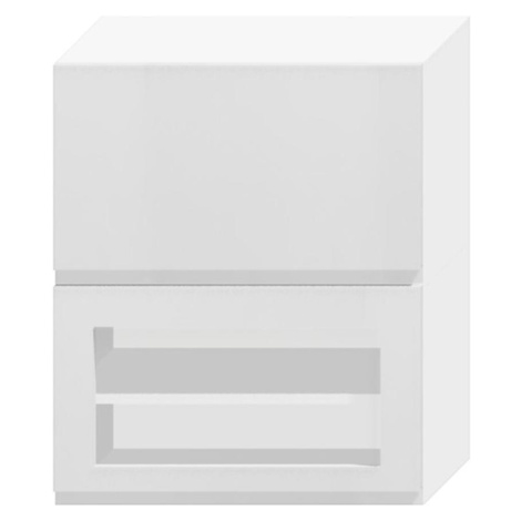 Kuchyňská skříňka Livia W60grf/2 Sd světle šedá mat/bílá BAUMAX