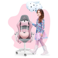 Dětská hrací židle Rainbow růžová - šedá