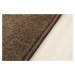 Vopi koberce Kusový koberec Eton hnědý 97 čtverec - 250x250 cm