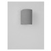 NOVA LUCE venkovní nástěnné svítidlo LIDO šedý beton skleněný difuzor GU10 1x7W IP65 100-240V be