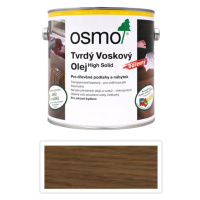 OSMO Tvrdý voskový olej barevný pro interiéry 2.5 l Černý 3075