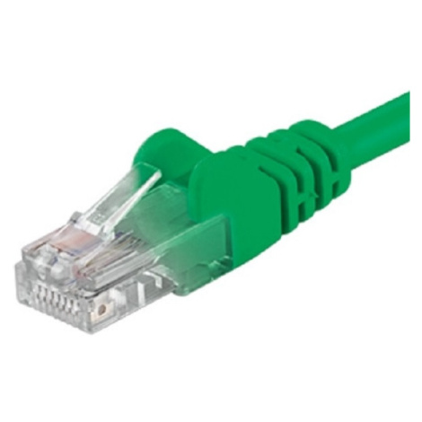 PremiumCord Patch kabel UTP RJ45-RJ45 CAT6 10m zelená