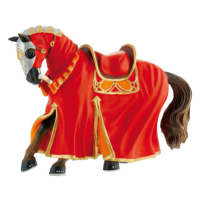 Bullyland - Turnajový kůň červený