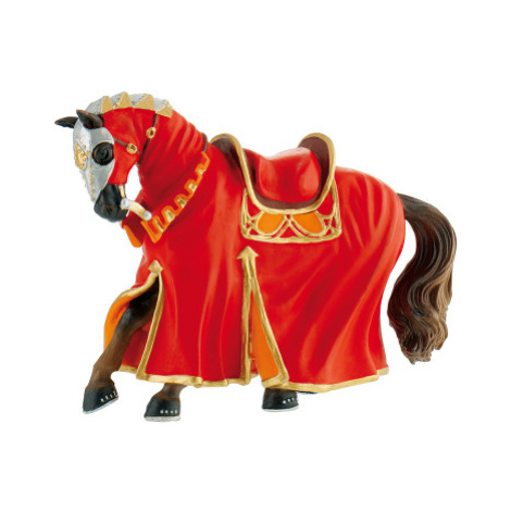 Bullyland - Turnajový kůň červený