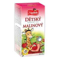 Apotheke Dětský ovocný čaj malinový 20x2g