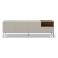 Krémový TV stolek 180x55 cm Cailin – Marckeric