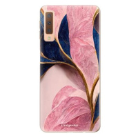 iSaprio Pink Blue Leaves pro Samsung Galaxy A7 (2018)