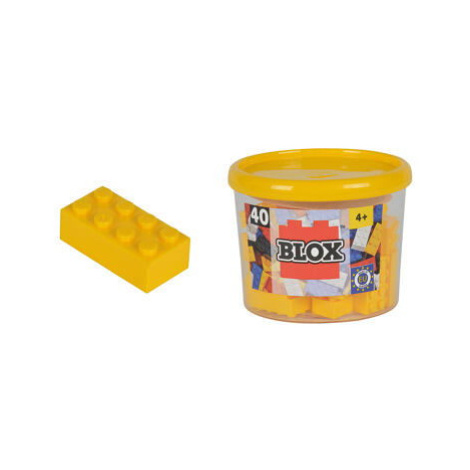 Blox 40 Kostičky žluté v boxu Simba