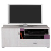 TV stolek Next  NX12 Barva korpusu: Borovice bílá/tmavě fialová