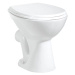 WC mísa samostatně stojící 36x47cm, zadní odpad, bílá TP330