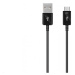Samsung datový kabel EP-DG925UBE, micro USB, délka 1, 2 m, černá (bulk)