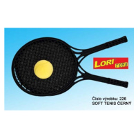 Soft tenis černý + 1 míček