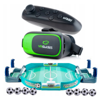 Brýle Vr 3D 360 Stupňů+gamepad V Sadě Se Stolním Fotbálkem