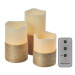 EMOS LED svíčky Candles s ovladačem 3 ks teplá bílá
