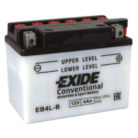 Motobaterie EXIDE BIKE Conventional 4Ah, 12V, EB4L-B