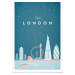 Plakát Travelposter London, 30 x 40 cm