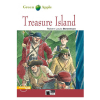 BLACK CAT READERS GREEN APPLE EDITION 2 - TREASURE ISLAND + CD BLACK CAT - CIDEB