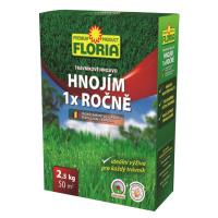 AGRO CS FLORIA Trávníkové hnojivo HNOJÍM 1x ROČNĚ 2,5 kg