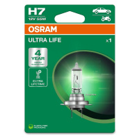 OSRAM H7 12V 55W PX26d ULTRA LIFE 4 roky záruka blistr 64210ULT-1BL