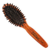 Eurostil Cushion Brush Wooden Boar - kartáče na rozčesávání vlasů, kančí štětiny 00325 - Small -