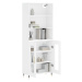 vidaXL Skříň highboard bílá 69,5 x 34 x 180 cm kompozitní dřevo