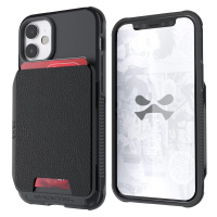 Kryt Ghostek Exec4 Black Leather Flip Wallet Case for Apple iPhone 12 Mini