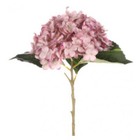 Umělá květina Hortenzie 50 cm, růžová