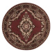 Alfa Carpets Kusový koberec TEHERAN T-102 brown kruh Rozměry koberců: 160x160 (průměr) kruh