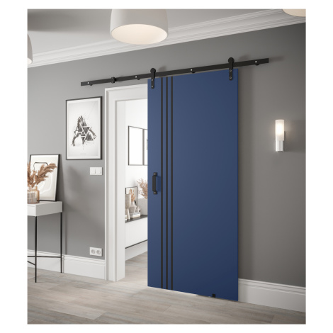 Posuvné dveře Loftiko VI Dveře: Tmavě modrá